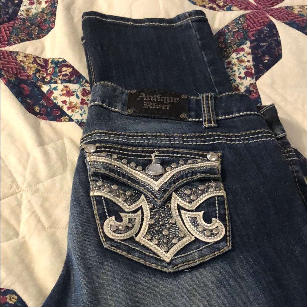 Antique Rivet Jeans